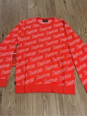 Babylon LA jacquard knit sweater NWT Men’s Size Large